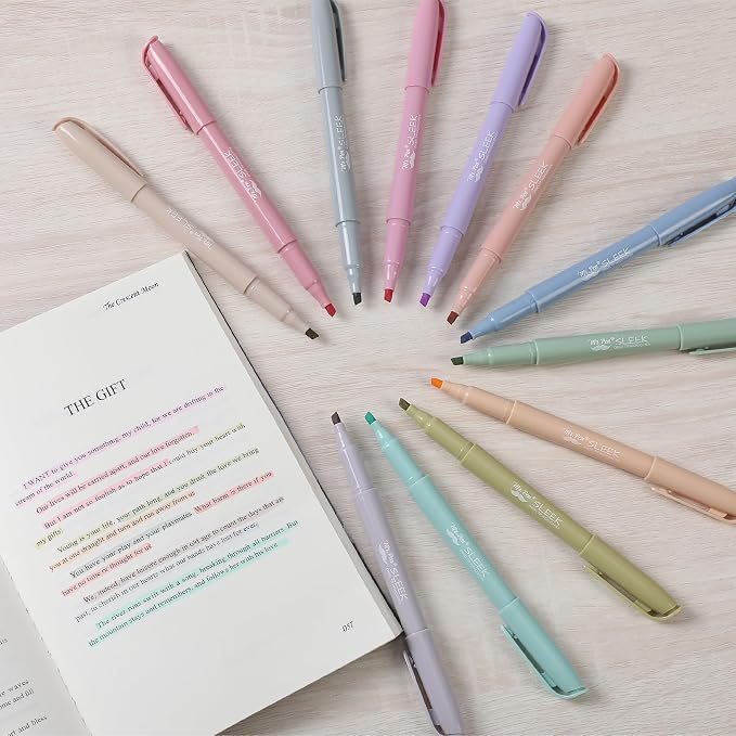 Mr. Pen- Highlighters, 12 Pack, Pastel Colors, Chisel Tip, Quick-Dry | Smear-Resistant, Odorless Highlighters for School, Office & Journaling