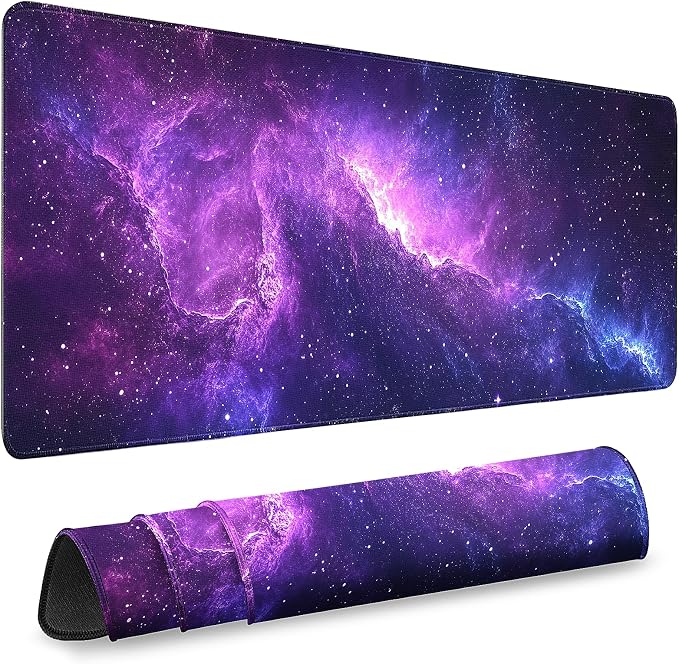 Gaming Mouse Pad, Desk Mat for Keyboard and Mouse, Large Mouse Pad for Desk, Computer Mousepad