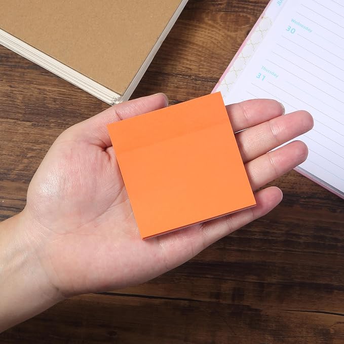 Mr. Pen- Sticky Notes, 3"x3", 12 Pads, 600 Sheets, Vibrant Colors | Sticky Notes Bulk, Self-Stick Note Pads, Perfect for Office, School, Home, Study & Organization