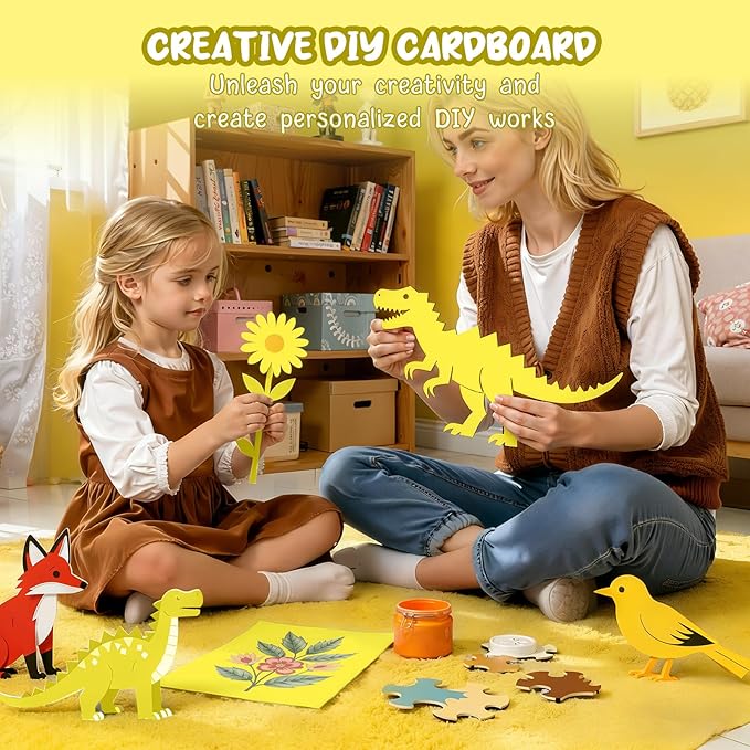 Lemon Yellow Cardstock Paper 8.5 x 11, 40 Sheets Cardstock Printer Paper 8.5x11, Yellow Card Stock Paper 8.5 x 11, 200 GSM Yellow Construction Paper for DIY Cards, Greeting Cards, Party Decorations