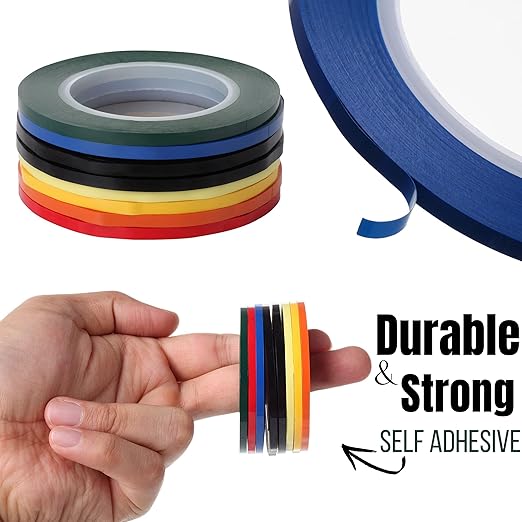 Mr. Pen- Whiteboard Tape, 8 Pack, Assorted Colors, Thin Tape for Dry Erase Board Accessories, Whiteboard Accessories, Chart Tapes