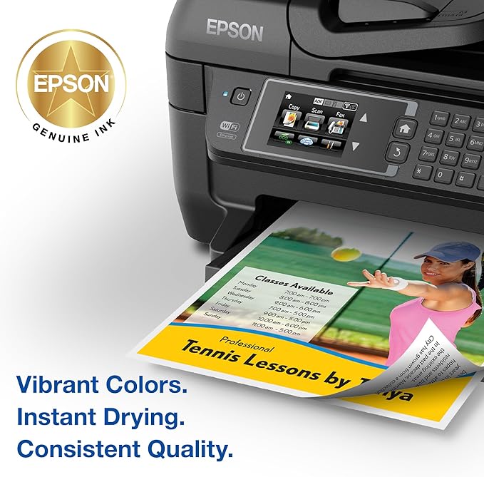 EPSON 220 DURABrite Ultra Ink Standard Capacity Black & Color Cartridge Combo Pack (T220120-BCS) Works with WorkForce WF-2630,2650, 2660, 2750, 2760 and Expression XP-320,420, 424