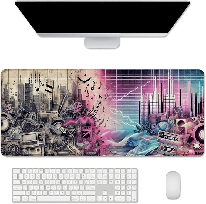 Big Mouse Pad Desk Mats,Large Gaming Mouse Pad Desk Mat | Stitched Edges Rubber Non-slip Office Study Gaming Computer Keyboard Laptop PC Large XL Long