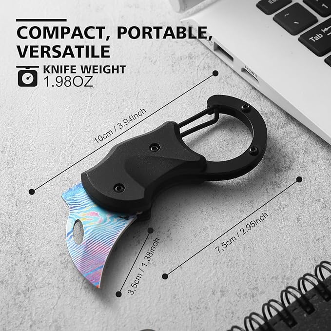 Pocket Knife for Women Men，Cool Folding Knife Box Cutter，Small Pocket Knife with 1.38''Sharp Blade，Mini EDC Knives for Everyday Carry,Ideal Gifts for Men and Women（Galaxy）