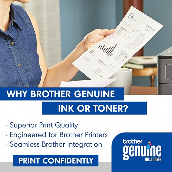 Brother Genuine High-Yield Black Toner Cartridge Twin Pack TN850 2PK, Model: TN8502PK | Twin replacement cartridges