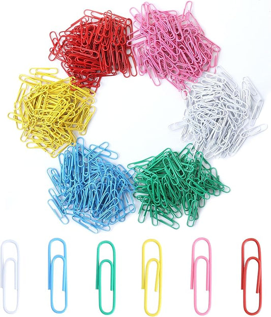 Mr. Pen- 1.3 Inch Paper Clips, 450 Pack - Small, Cute, Colored, Mini, Colorful