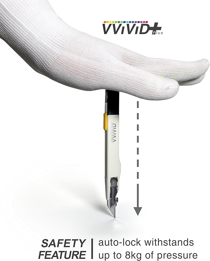 VViViD+ Premium Retractable Precision Balanced Multi-Use Utility Blade (2 pieces)
