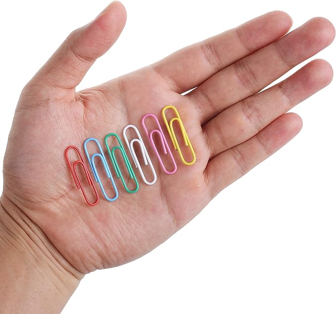 Mr. Pen- 1.3 Inch Paper Clips, 450 Pack - Small, Cute, Colored, Mini, Colorful