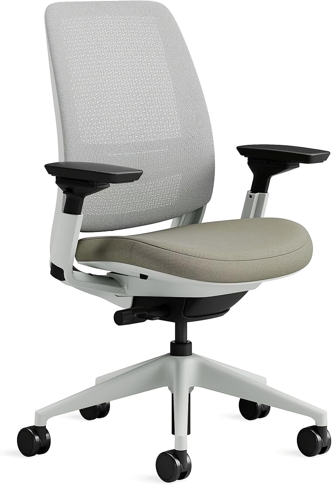 Steelcase Series 2 Ergonomic Office Chair with LiveBack Lumbar Support and 4D Armrests Truffle, 72 x 64 x 101 cm