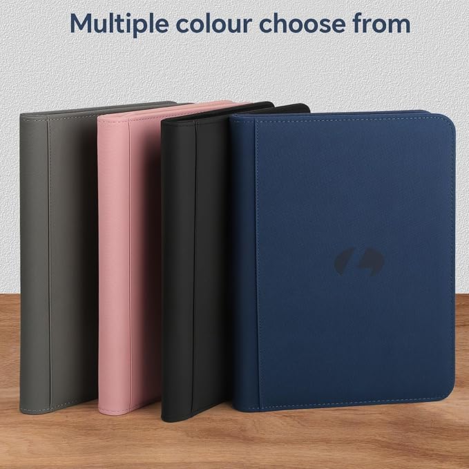 Trading Card Binder, Premium 9-Pocket Double Sided 540 Pocket PU Card Collection Binder, Collectible Trading Card Albums for MTG, TCG, Sports Cards (Black)