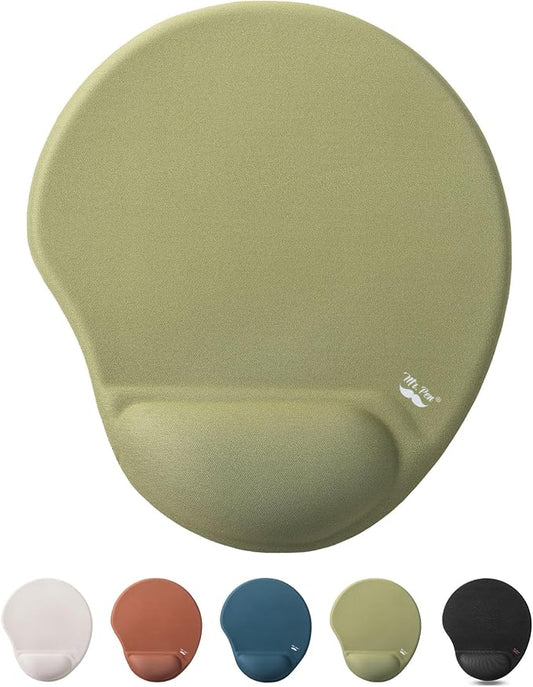 Mr. Pen Ergonomic Mouse Pad with Wrist Support, Green Gel Pad for Gaming