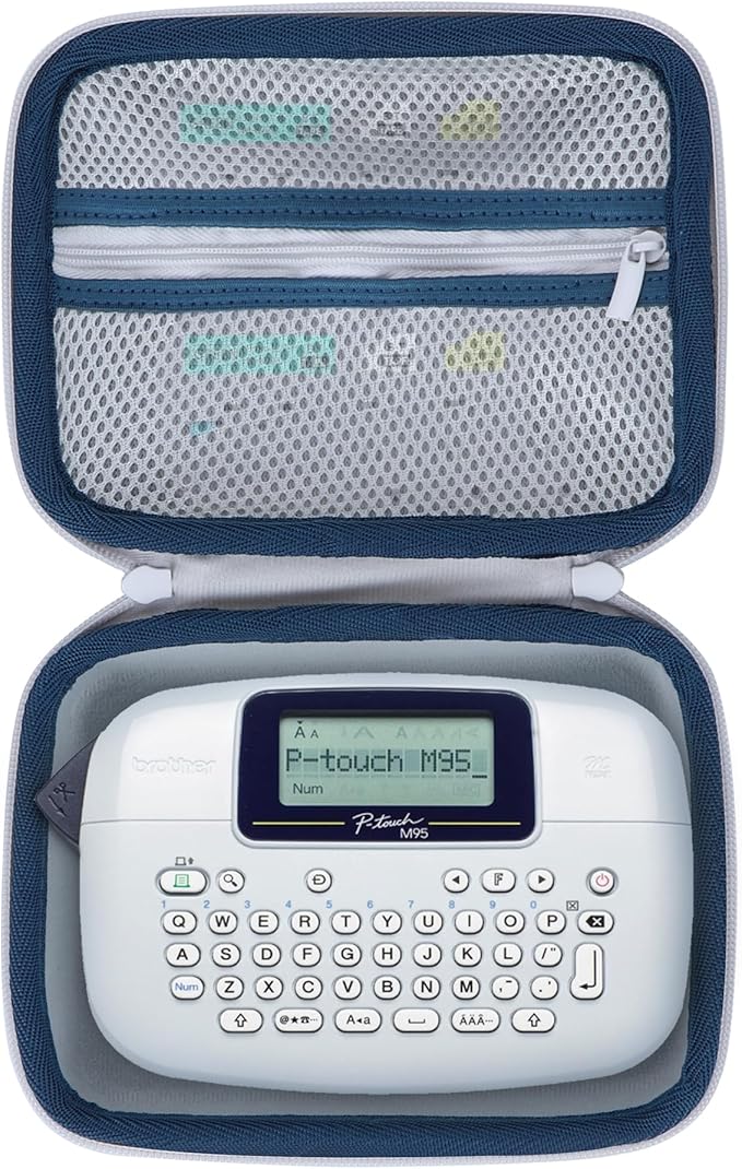 Storage Case Compatible with Brother P-Touch PTM95 Handy Label Maker and Label Tapes