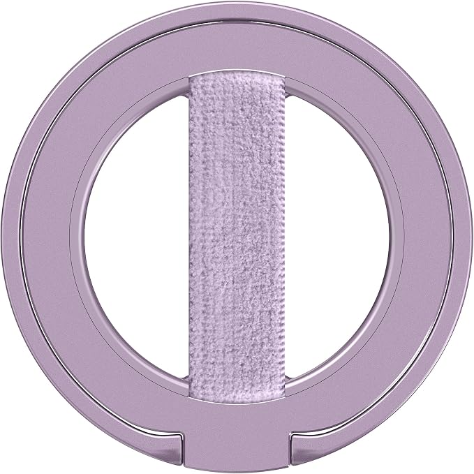 EWA MagOne Ultra for Magsafe Phone Grip Kickstand [Replaceable Elastic Finger Loop], Mag Safe Ring Holder Stand, Two-Sided Magnetic Phone Accessories for iPhone 17,16,15,14,13,12 Pro/Max/Plus-Purple