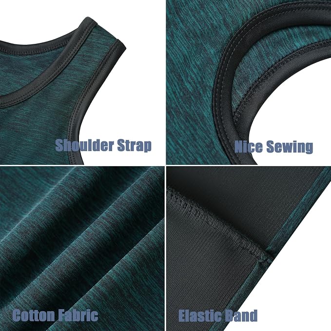 Women Transgender Tomboy FTM Pull On Closure Elastic Chest Binder Pullover Tank Top
