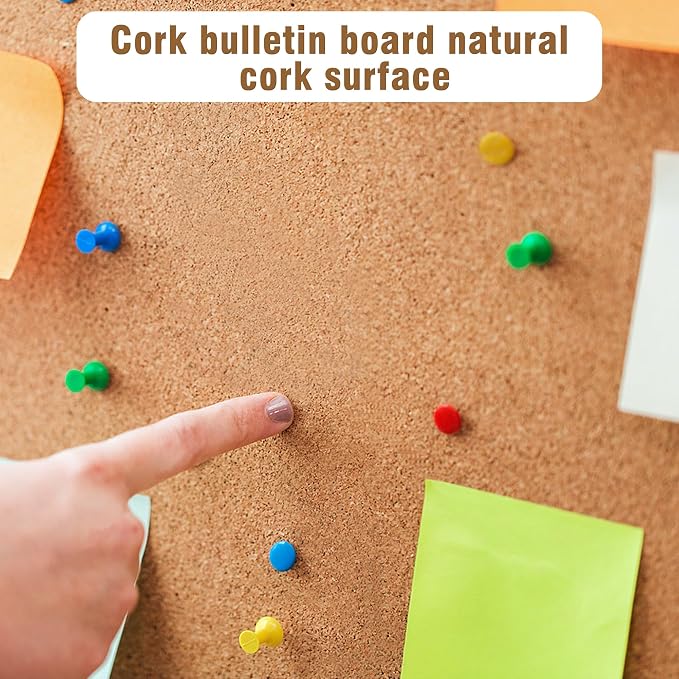 Mifuro 48"x34" Enclosed Bulletin Board, Outdoor Lockable Weather-Resistant Aluminum Cork Noticeboard for School & Office, Silver Frame w/Cork