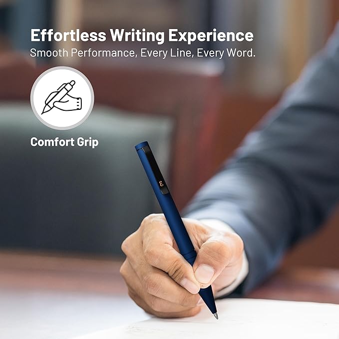Everyman Midnight Super Matte Mini Twist Gel Pen | Compact Refillable 0.7mm Gel Pen with Twist Mechanism | Durable Metal EDC Writing Tool for Travel, Office, Work & Gifting