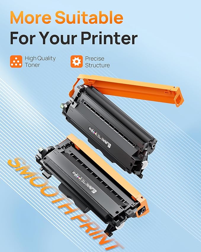 E-Z Ink TN760 Toner for Brother Printer Compatible for Brother TN-760 TN730 TN-730 Toner Cartridges to Use with MFC-L2710DW MFC-L2750DW HL-L2350DW HL-L2370DW HL-L2395DW L2390DW DCP-L2550DW (2 Black)