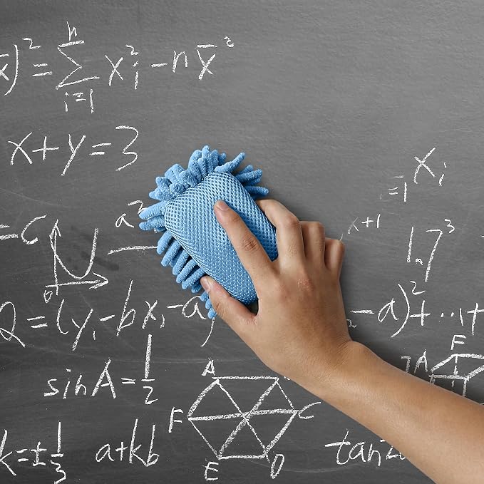 Mr. Pen- Magnetic Microfiber Shag Whiteboard Erasers, 4" x 6", 4 Pack | Dual Surface, Washable Large Dry Erase Board Cleaner for Chalk, Marker, Classroom, Office, Home