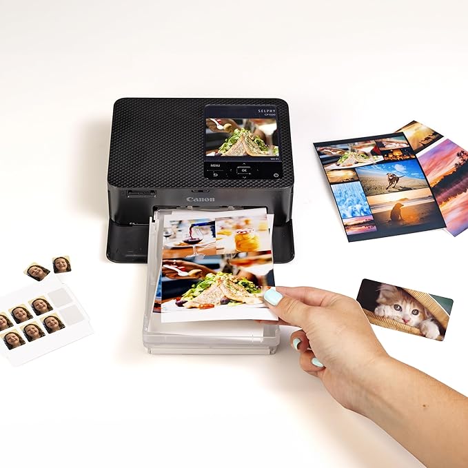 Canon Selphy CP1500 Wireless Compact Photo Printer (Black)