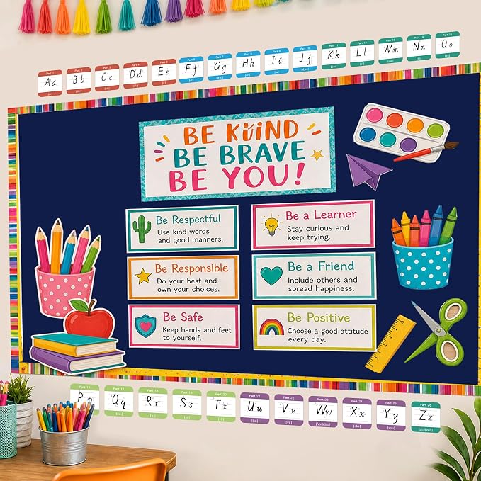 Navy Blue Bulletin Board Fabric Roll 4x15ft Non-Woven Backdrop | Create inspiring classroom walls,Organize office ideas,Tear-resistant material,Smooth texture,Reusable for long-term use