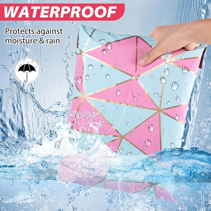 Oududianzi 100PCS Poly Mailers 10x13, Waterproof Shipping Bags, Thick Mailing Bags, Mailers Poly Bags, Shipping Envelopes, Cute Packaging Bags for Online and Offline Small business