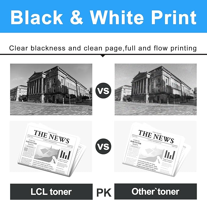LCL TN229XL TN229 Black High Yield Toner Cartridge Replacement for Brother TN-229XL TN-229 TN229XLBK for MFC-L3780CDW HL-L3280CDW HL-L3220CDW MFC-L3720CDW HL-L3295CDW HL- L3300CDW Printer (1-Pack)