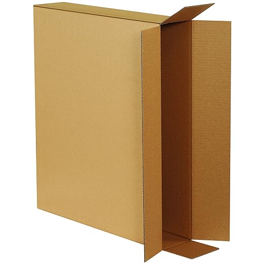 Tape Logic TL28524FOL Side Loading Boxes, 28" x 5" x 24", Kraft (Pack of 10)