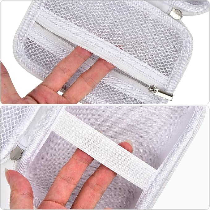 PAIYULE Hard Carrying Case for Phomemo D30 D35 Label Maker, Label Printer Case for Nelko P21, for NIIMBOT D110 D11, for Marklife P11 P12, for SUPVAN E10, Protective EVA Storage Bag with Mesh Pocket