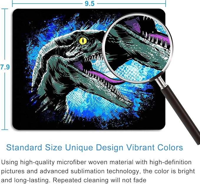 Mouse Pad with Personalized Design Computer Laptop Non-Slip Rubber Mouse Pad 9.5x7.9 Inch