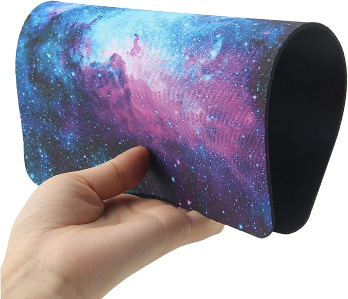 Non-Slip Rubber Base Mousepad for Laptop Computer PC Personality Desings Gaming Mouse Pad Mat 9.45 X 7.87 inch (Galaxy, 9.45 X 7.87 inch)