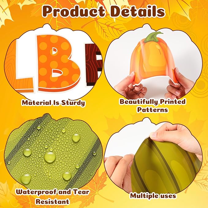 81 Pcs Fall Thanksgiving Tree Bulletin Board for Classroom Be Leaf in Yourself Thanksgiving Tree Bulletin Board Decorations 3D DIY Paper Fans Pumpkin Cutouts Autumn School Home Wall Decor