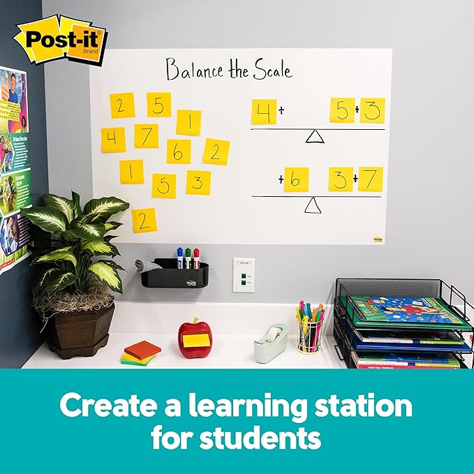 Post-it Flex Write Surface, 3 x 2 ft, The Permanent Marker Whiteboard Surface