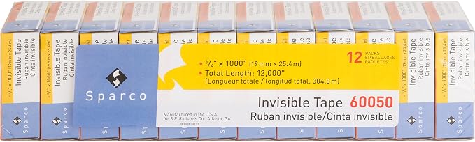 Business Source Premium Invisible Tape Value Pack