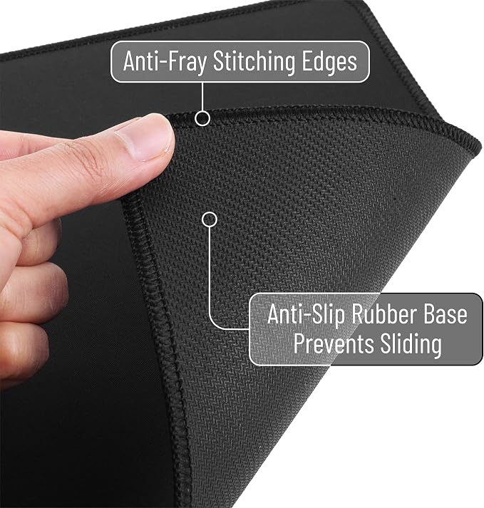 Mr. Pen 2 Pack Green Gaming Mouse Pads, 12.8"x11.3"