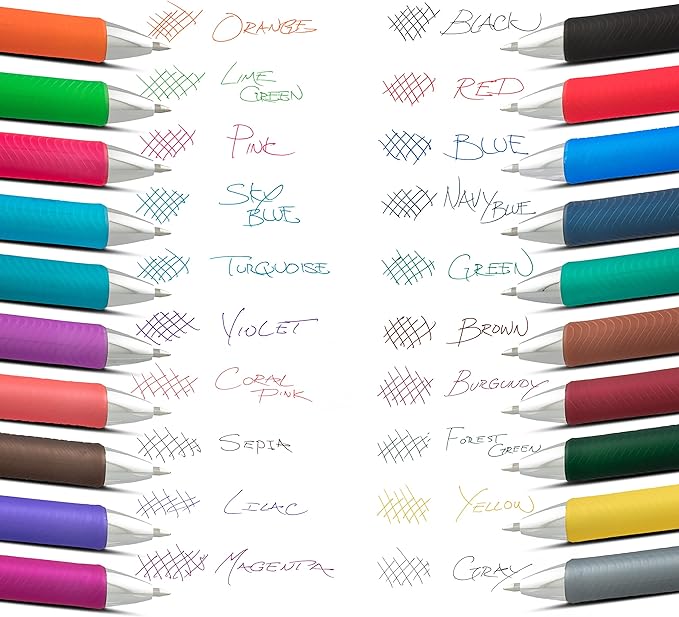Pentel EnerGel RTX Retractable Liquid Gel Ink Pen, (0.7mm) Medium line, Burgundy Ink, Box of 12 Pens (BL77-BG)