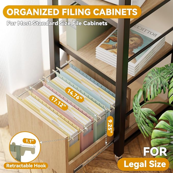 Legal Size Hanging File Folders Extra Capacity,12 Pack Plastic 2" Expandable Hang Folder with Tabs,Hanging File Organizer for File Frame/File Box/File Drawers,Sturdy Folders for Filing Cabinet