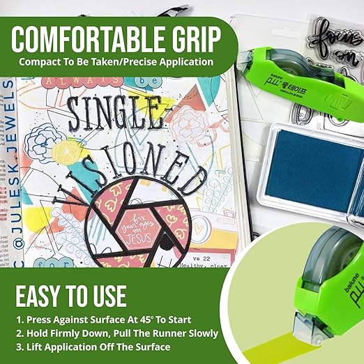 TAPE RUNNER - Double Sided Adhesive with Dispenser Roller Included - Permanent, Sticky, Transparent - Ideal for Scrapbooking, Crafts & More - Retractable (315 inches per Cartridge), 20 Cartridge