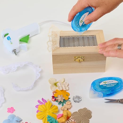 AdTech Permanent Glue Runner, 35 Yards | Strong, Double-Sided Adhesive for Crafting, Scrapbooking & Office Use | Acid-Free, Reliable Bond (Pack of 12)