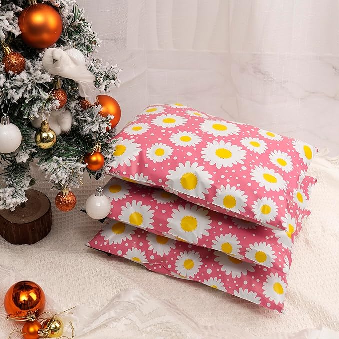 Poly Mailer 14.5x19 Inch 50 Pcs, Waterproof and Tear-Resistant Shipping Bags for Clothing, Cute Mailing Bags with Self-Seal, Daisy Printed Packaging Bags for Small Business