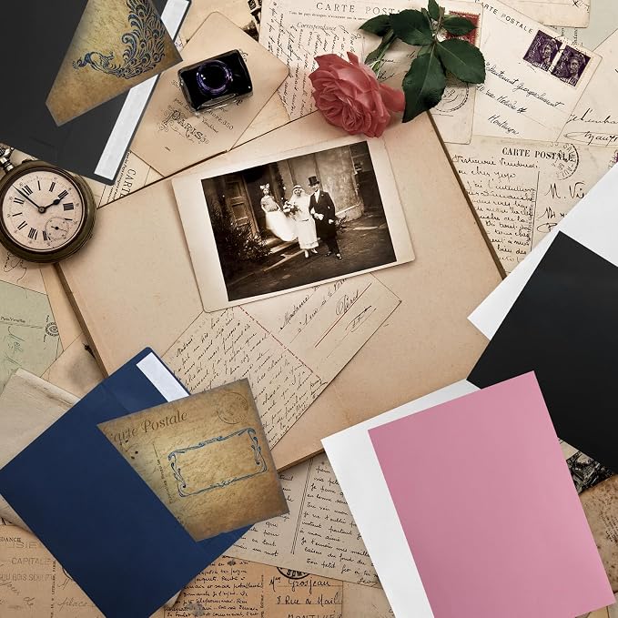 100 Packs A9 Envelopes, 5-3/4 x 8-3/4 for Invitations, Photos, Postcards, Greeting Cards, Mailings, Wedding - Self-Sealing White Envelopes