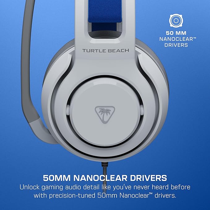 Bundle of Turtle Beach Atlas 200 Wired Gaming Headset Officially Licensed for PS5 & PS4 - White + Victrix Pro BFG Reloaded Wireless Gaming Controller Officially Licensed for PS5, PS4, PC - White
