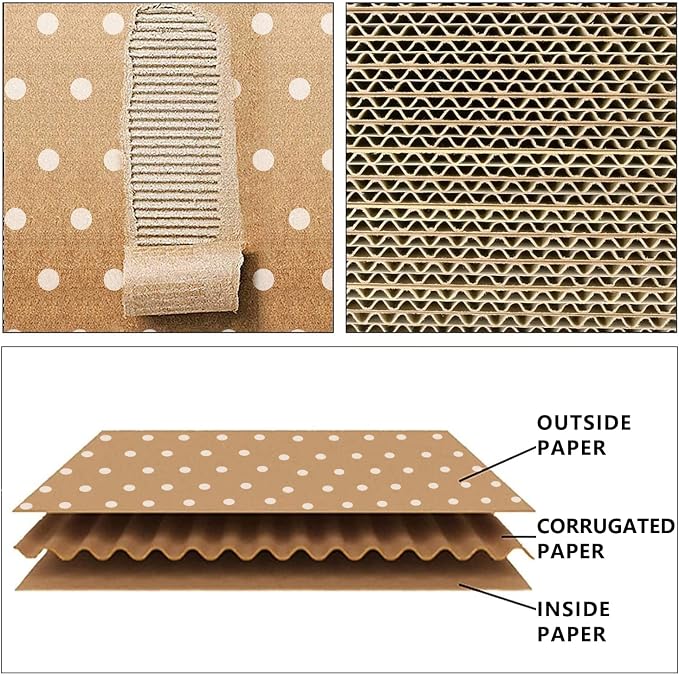 Green Recyclable Cardboard Small Gift Mailer Boxes for Shipping Packaging Craft Gifts Giving Products (Brown, 4 x 4 x 2 Inch)