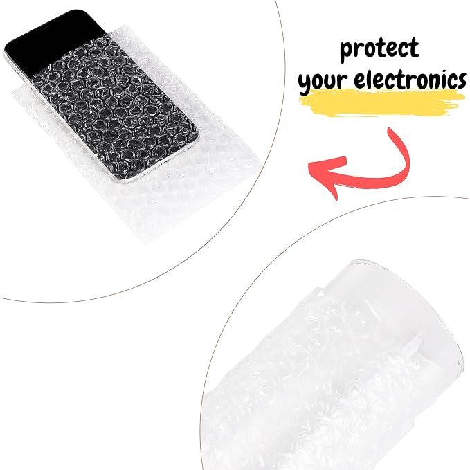 Mr. Pen- Bubble Pouches Wrap, 4x6 Inches, 100 Pack | Double-Walled Bubble Cushioning Bags for Fragile small Items, Packing, Shipping, Storage and Moving