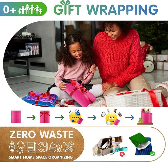 Poly Bubble Mailers, 8.5 x 11 Inch Pink Padded Mailers, Self Seal Shipping Envelopes, Lightweight Poly Mailer Bags, Waterproof Mailing Bags, Pack of 300