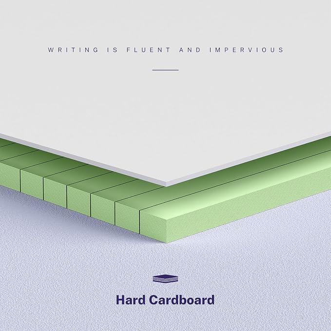 5 Pack Wide Legal Pads 11" x 9.5" Landscape White Pink Purple Blue Green College Ruled Note Pad Narrow Ruled 30 Sheets per Notepad Perforated Writing Paper Thick Backboard Horizontal Pads of Paper