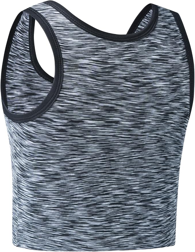 Women Transgender Tomboy FTM Pull On Closure Elastic Chest Binder Pullover Tank Top