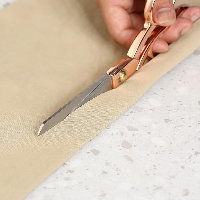 Mr. Pen- 8-inch Rose Gold Premium Fabric Scissors, Heavy Duty Tailor Shears for Cutting, Professional Sewing Cutter