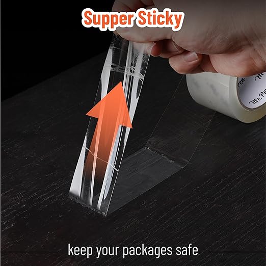 Mr. Pen Heavy Duty Packing Tape - 6 Pack, 2.7mil, 2' Wide, 60 Yards - Clear, Moving, Shipping & Packaging Tape Refills