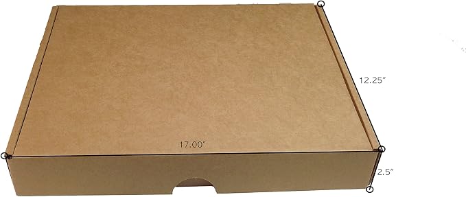 USA products: Shipping Box for Laptop Cardboard Mailing Boxes Without Available Space for Chargers, Fits Laptop Screen Sizes Up to 17.6 Inch