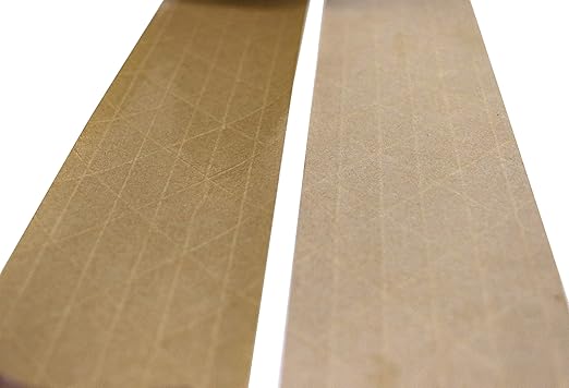BOMEI PACK Reinforced Water Activated Gummed Kraft Paper Tape, 2 Pack 2.75 inch x 380 ft, for Heavy Duty Secure Packing Shipping